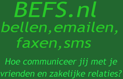 bellen emailen faxen sms en